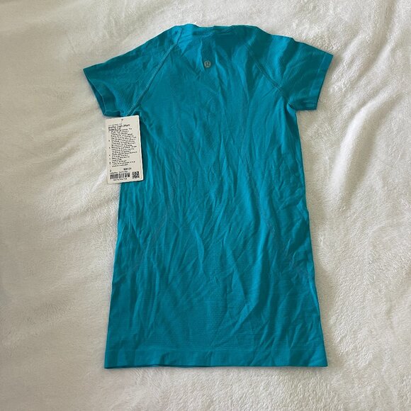 NWT Lululemon Swiftly Tech T-Shirt Turquoise Tide - Picture 5 of 5